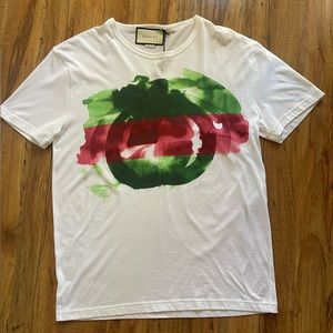 GUCCI~NWT~Tshirt~Watercolor~Size Medium~